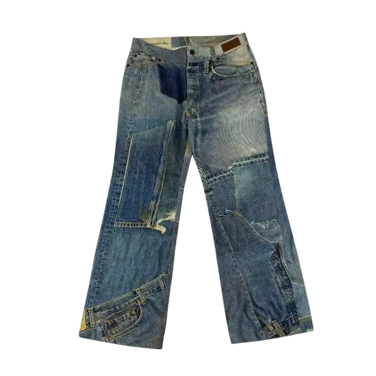 Andersson Bell Digital Print Denim Jeans (Size 33)