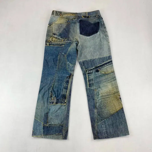 Andersson Bell Digital Print Denim Jeans (Size 33)