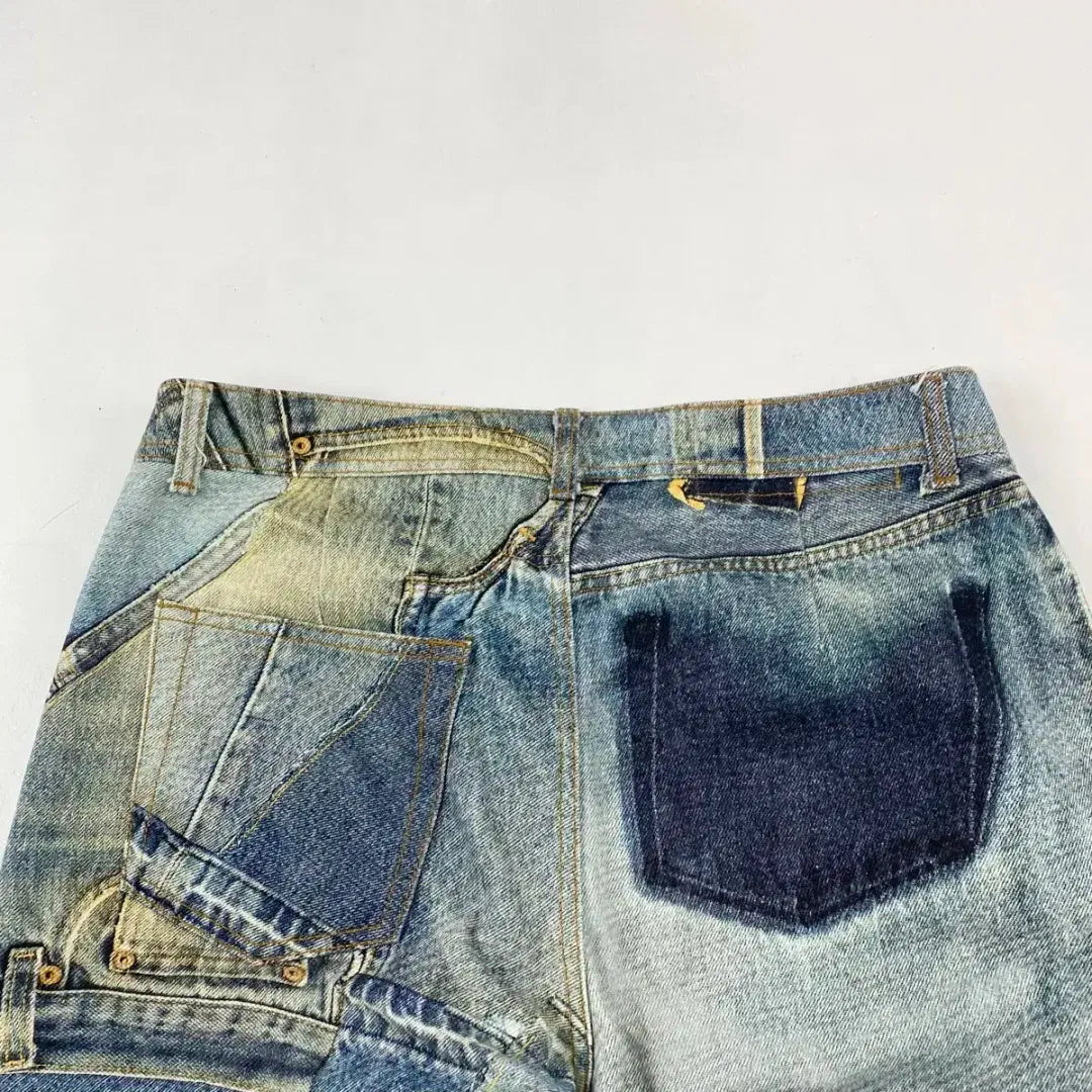 Andersson Bell Digital Print Denim Jeans (Size 33)