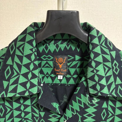 South2 West8 x BEAMS BOY Pocket Shirt (Size 2)