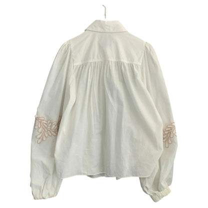 Aje Puff-Sleeve Lace Blouse (6)