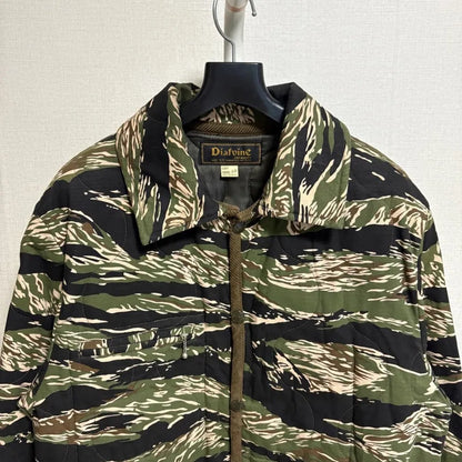 DIAFVINE Tiger Camo Ripstop Quilted Jacket (Size 38)