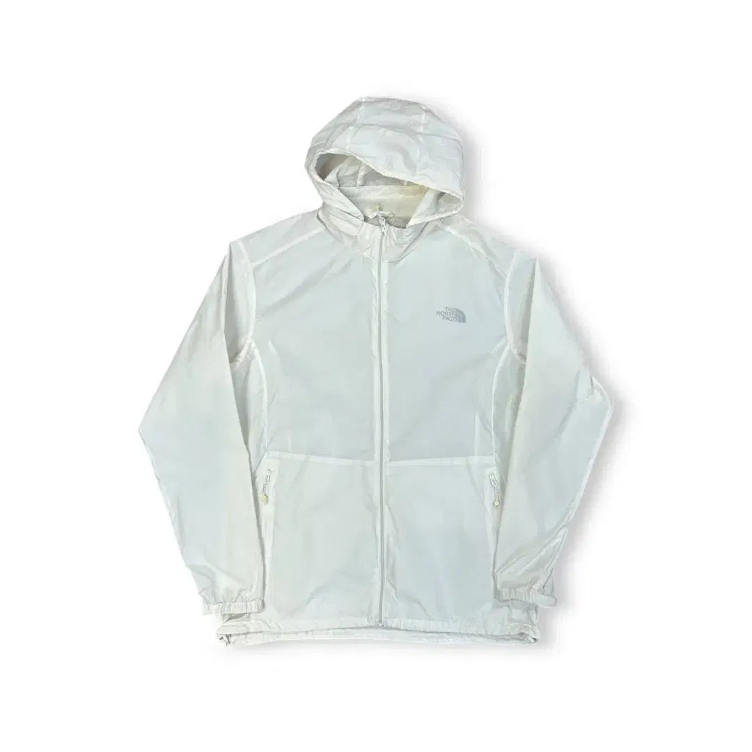 The North Face White Windbreaker Jacket (L)