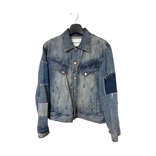 Andersson Bell Patchwork Denim Jacket (Size L)