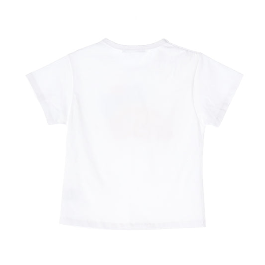 K-Style White Bunny Graphic T-Shirt (S)