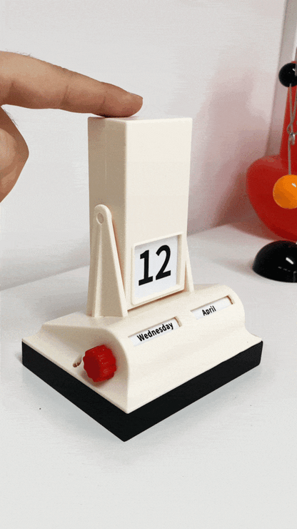 Retro Flip Desk Calendar