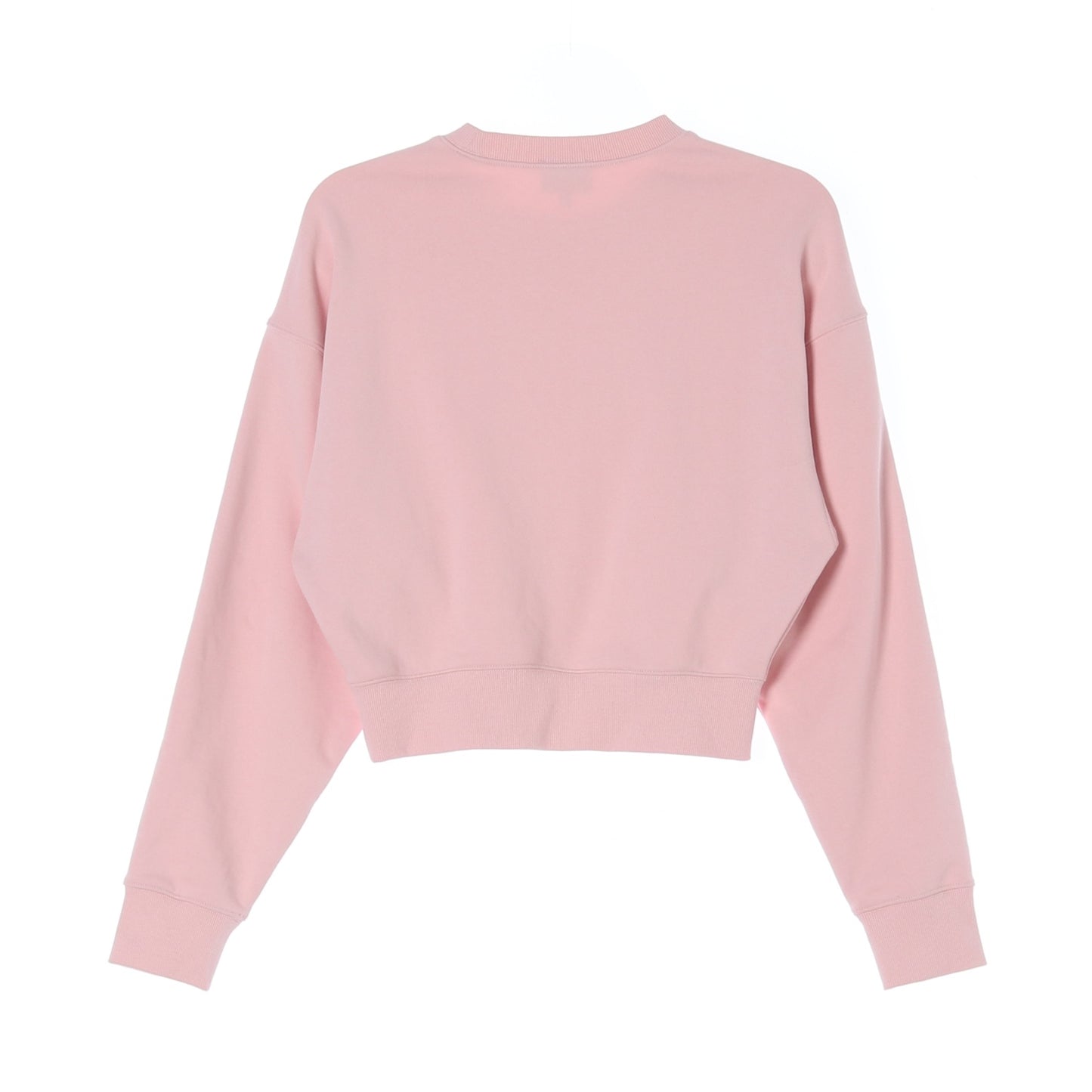 Marithé François Girbaud Pink Drop-Shoulder Sweatshirt (S)