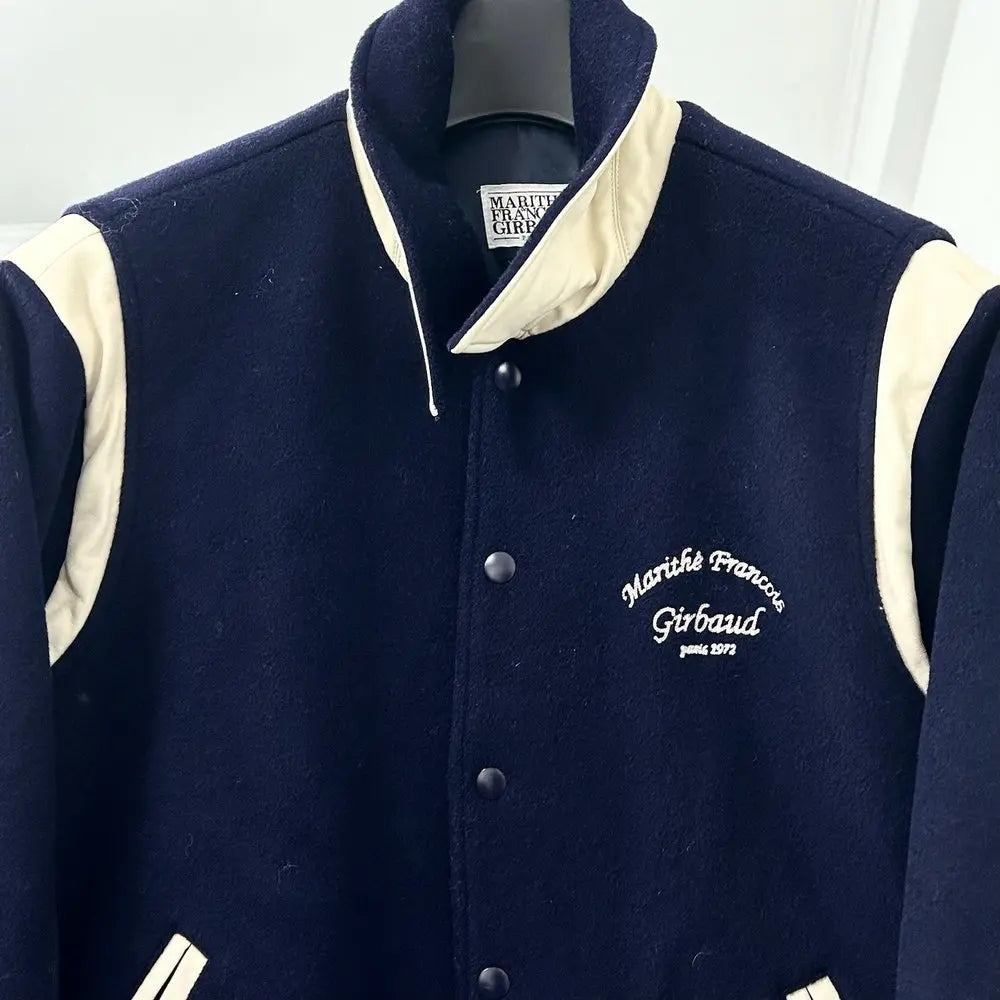 Marithe François Girbaud Wool Varsity Jacket (Size M)