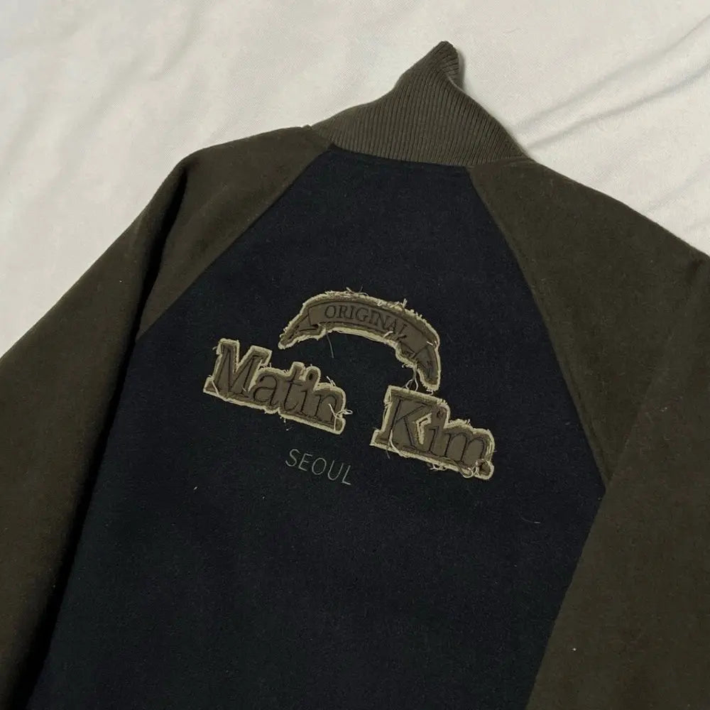 Matin Kim Stadium Varsity Quilted Jacket (Free Size)