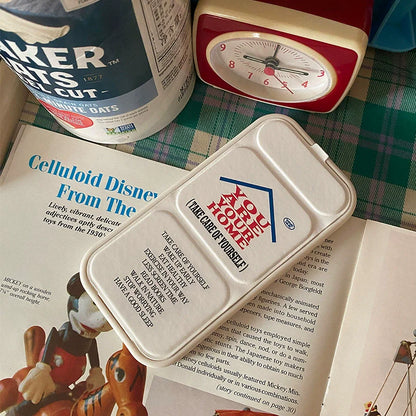 Vintage White Folding Stand iPhone Case