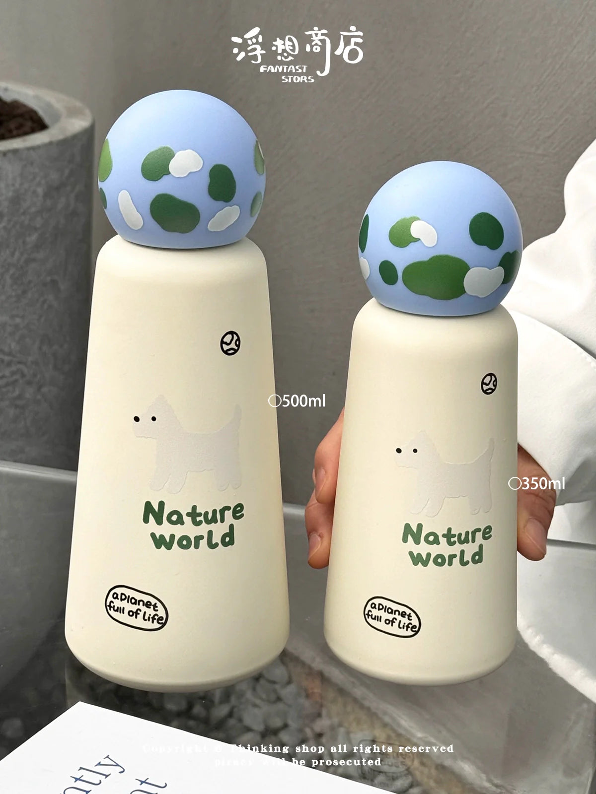 Planet Top Stainless Steel Tumbler (350ml / 500ml)