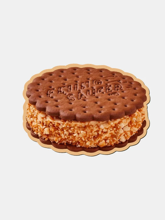 Pancake & Cookie Leather Mouse Pad