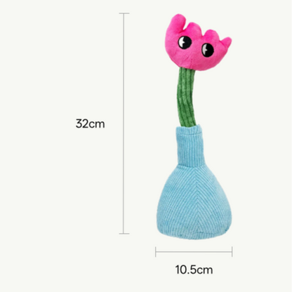 o!cute flowers, plush toys, dogs, small and medium-sized dogs, accompaniment, vocalization, tug-of-war, self-exaltation, and bite-resistant toys