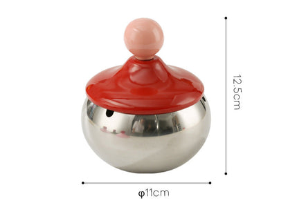 Retro Ball Stainless Steel Ashtray