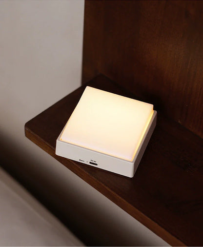 Magnetic Toggle Night Light – Rechargeable Minimalist LED Wall Lamp