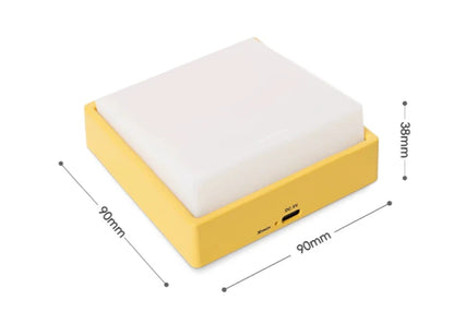 Magnetic Toggle Night Light – Rechargeable Minimalist LED Wall Lamp