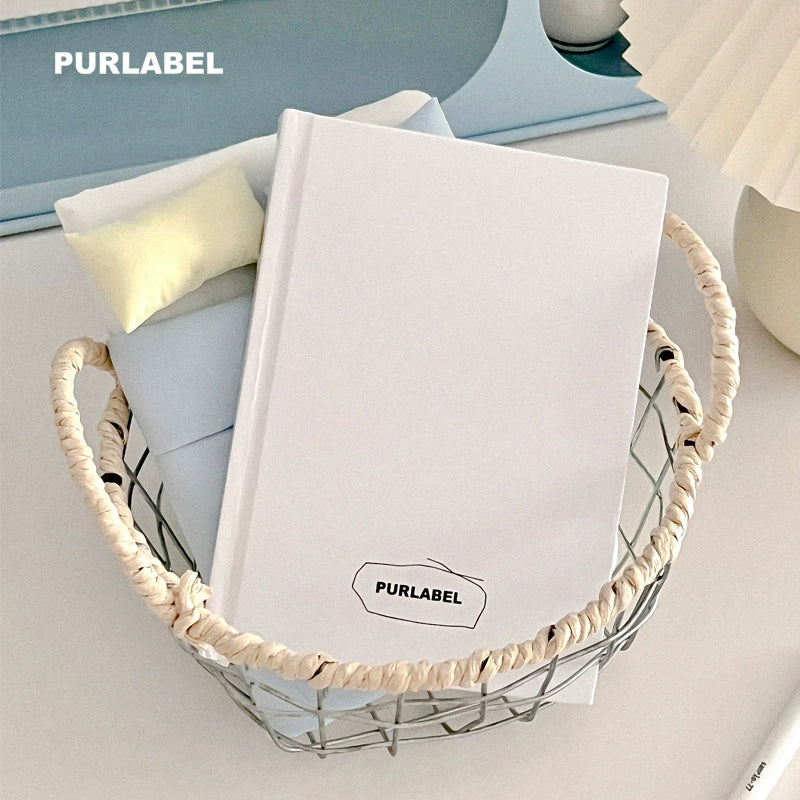 PURLABEL original design Korean ins pure cotton handbook book cover sketch cotton simple book clothes B6 notepad