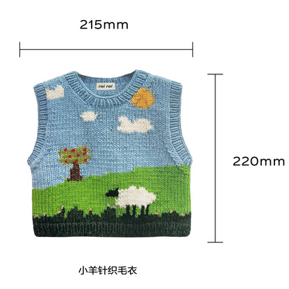 Cute Knit-Style Mouse Pad – Sweater Vest Design