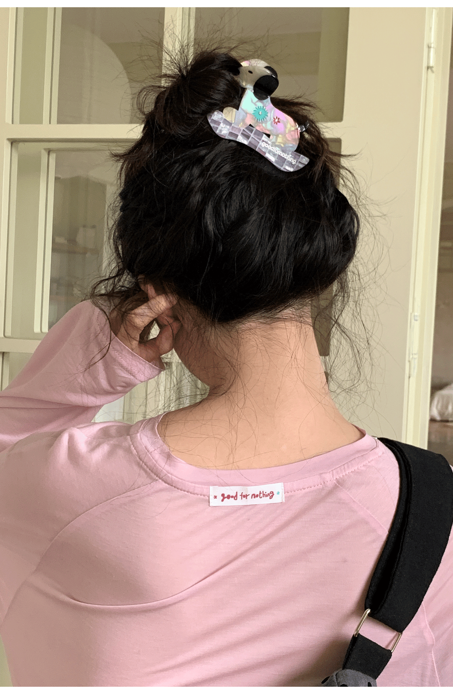 Dog-Shaped Acetate Hair Claw Clip