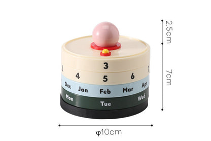 Retro Rotating Perpetual Calendar