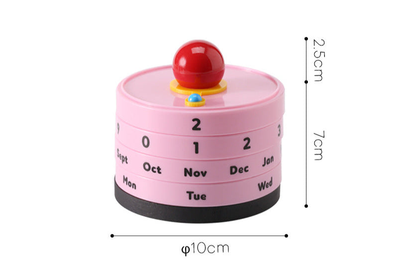 Retro Rotating Perpetual Calendar