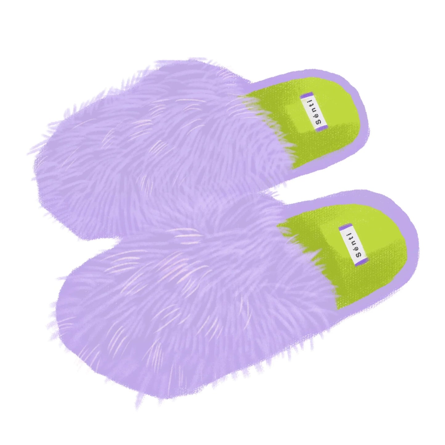 Fluffy Pastel Indoor Slippers