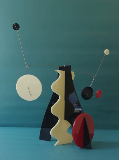 Geometric Bauhaus Balance Mobile