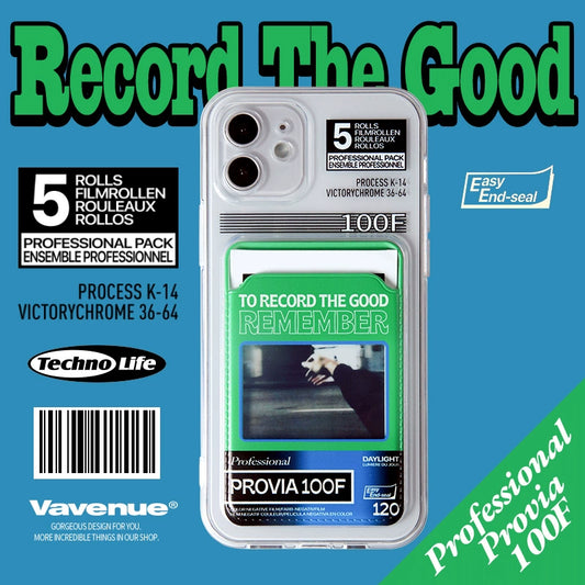 Retro Film Card Slot iPhone Case