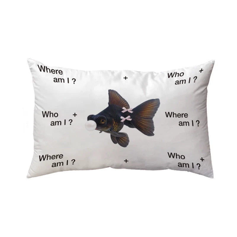 Cotton Pillowcase - Cute Animal & Food Illustration Design (22 Variants)