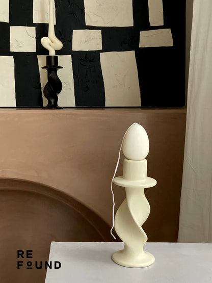 Twist Ceramic Candle Holder
