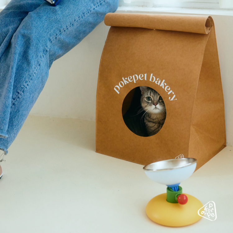 Pokepet imported from Germany washed kraft paper bag cat nest environmentally friendly, odorless, waterproof and scratch-resistant, cat shelter house