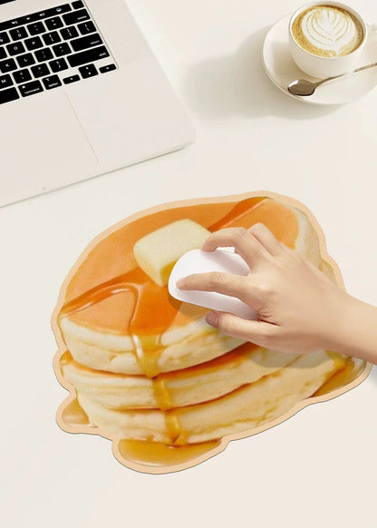 Pancake & Cookie Leather Mouse Pad