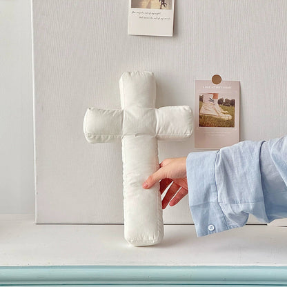 Soft Fabric Cross Cushion – Wall Decor & Hug Pillow