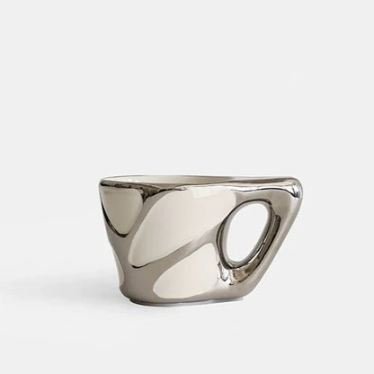 CMYD original design, high value, science and technology, texture mug, ceramic coffee mug, couple birthday gift