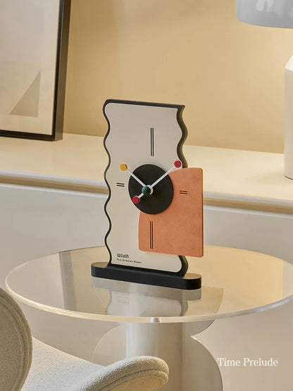Wavy Edge Desk Clock