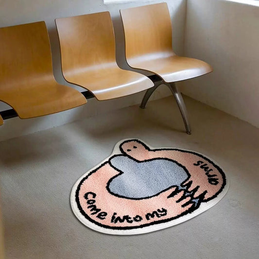 To have light, the "Hug" series warmly heals the bedside blanket in the bedroom, the special-shaped children's blanket in the living room, and the bathroom non-slip mat