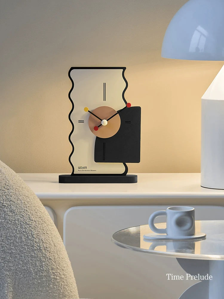Wavy Edge Desk Clock