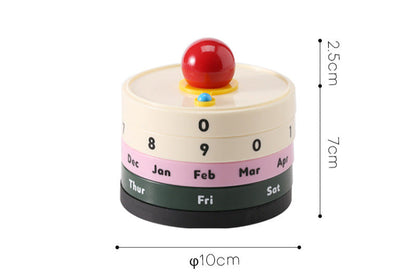 Retro Rotating Perpetual Calendar