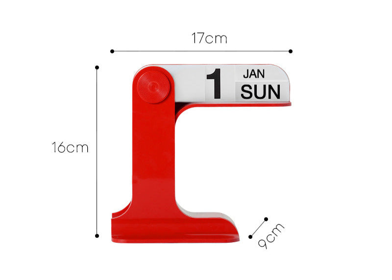 Nordic Retro Flip Desk Calendar
