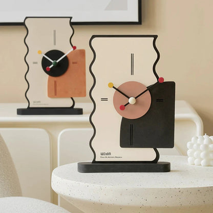 Wavy Edge Desk Clock