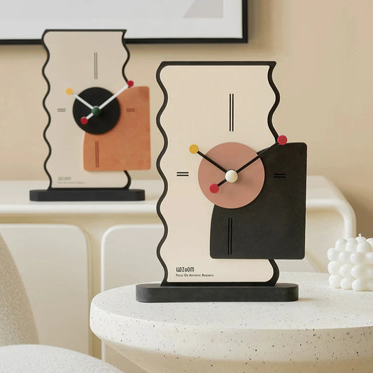 Wavy Edge Desk Clock