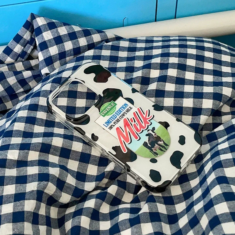 Retro Cow Print iPhone Case