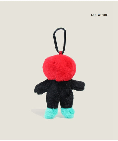 Red Hood Cat Plush Keychain