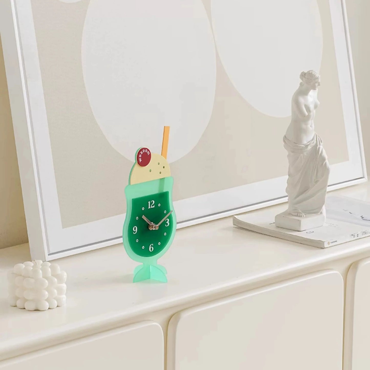 Ice Cream Parfait Desk Clock