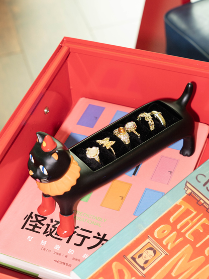 Circus Cat Ring Holder