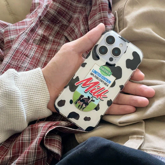 Retro Cow Print iPhone Case
