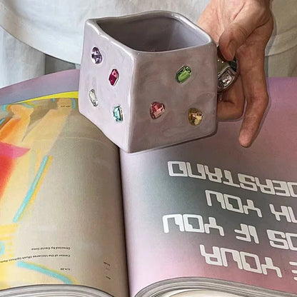 Y2K Square Ceramic Mug