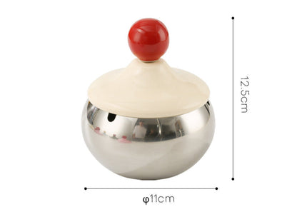 Retro Ball Stainless Steel Ashtray