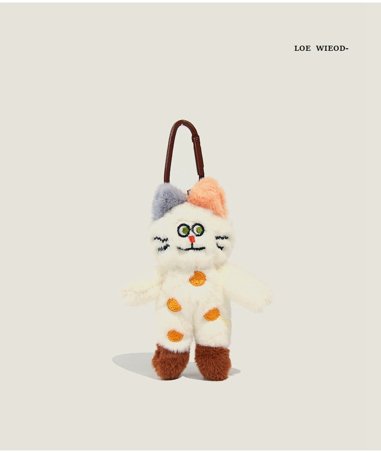 Red Hood Cat Plush Keychain