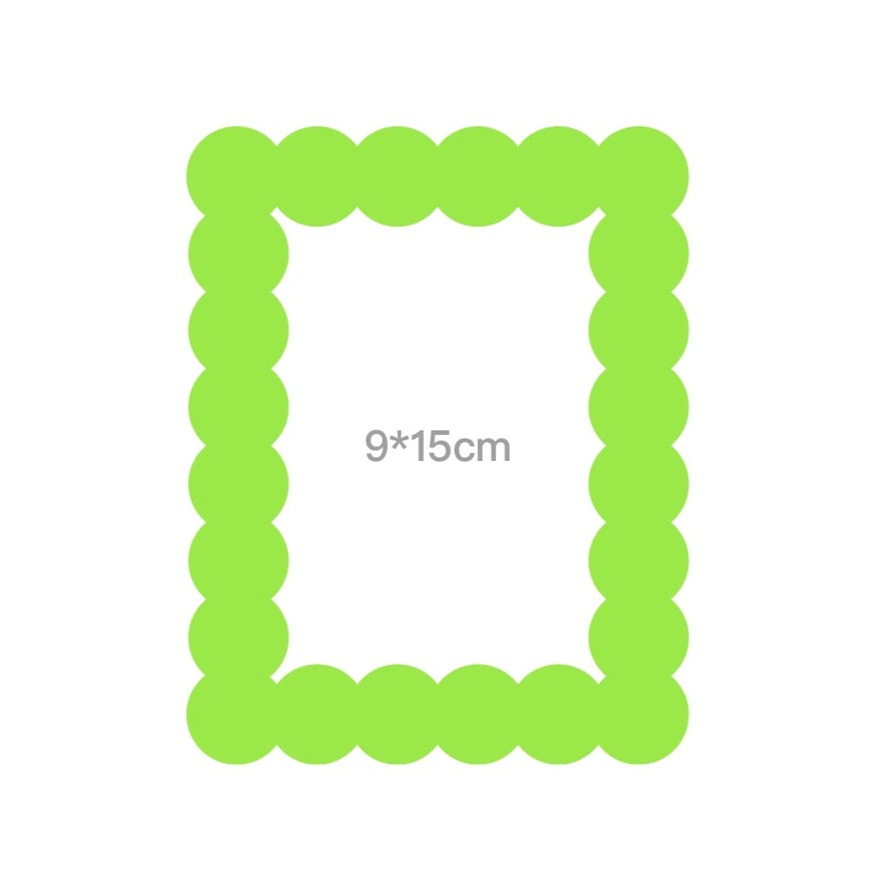 Pastel Fuzzy Block Photo Frame